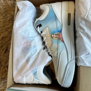 Men’s size 10 Mother Mary sneakers with custom box